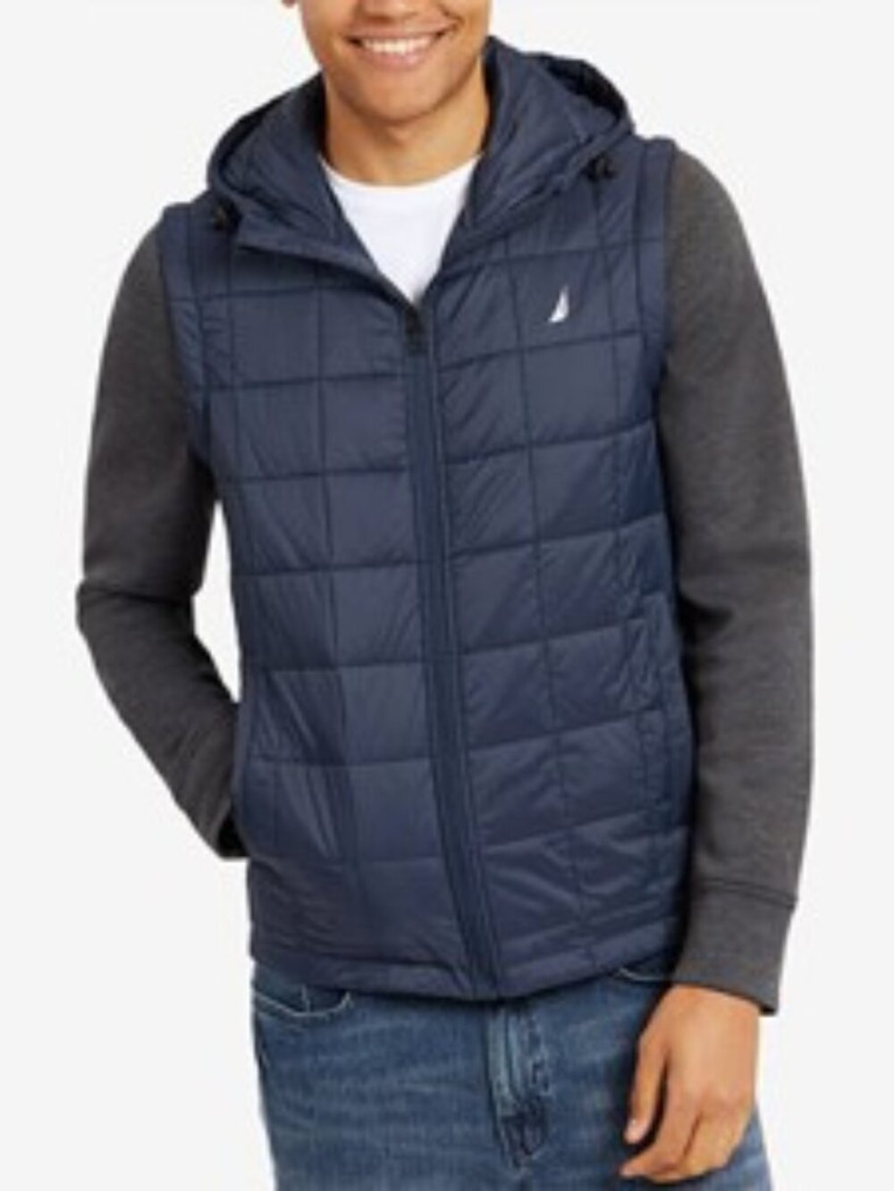 Like New - Nautica Men's Detachable-Sleeve Jacket